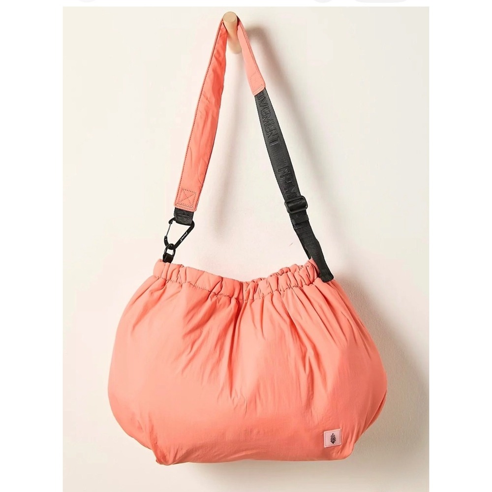 FP Movement by Free People Rest Day Carryall Bag Flame New Orange Red quilted